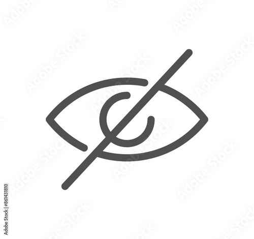 Fake news related icon outline and linear vector.	
