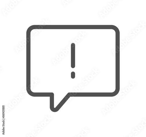 Fake news related icon outline and linear vector.	
