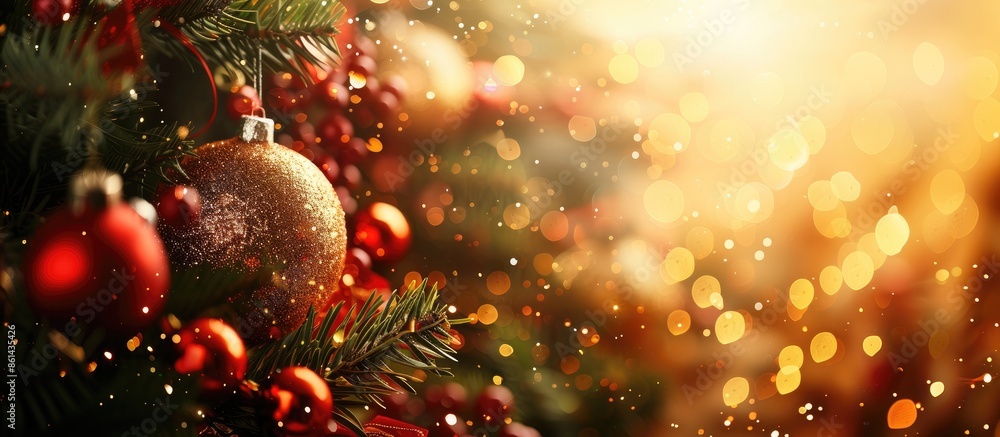 Festive background for Christmas and New Year with copy space image. Festive background for Christmas and New Year with copy space image.