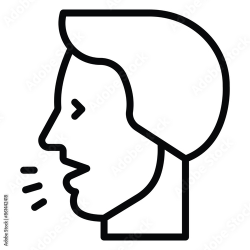  Persistent cough often indicating a respiratory issue.