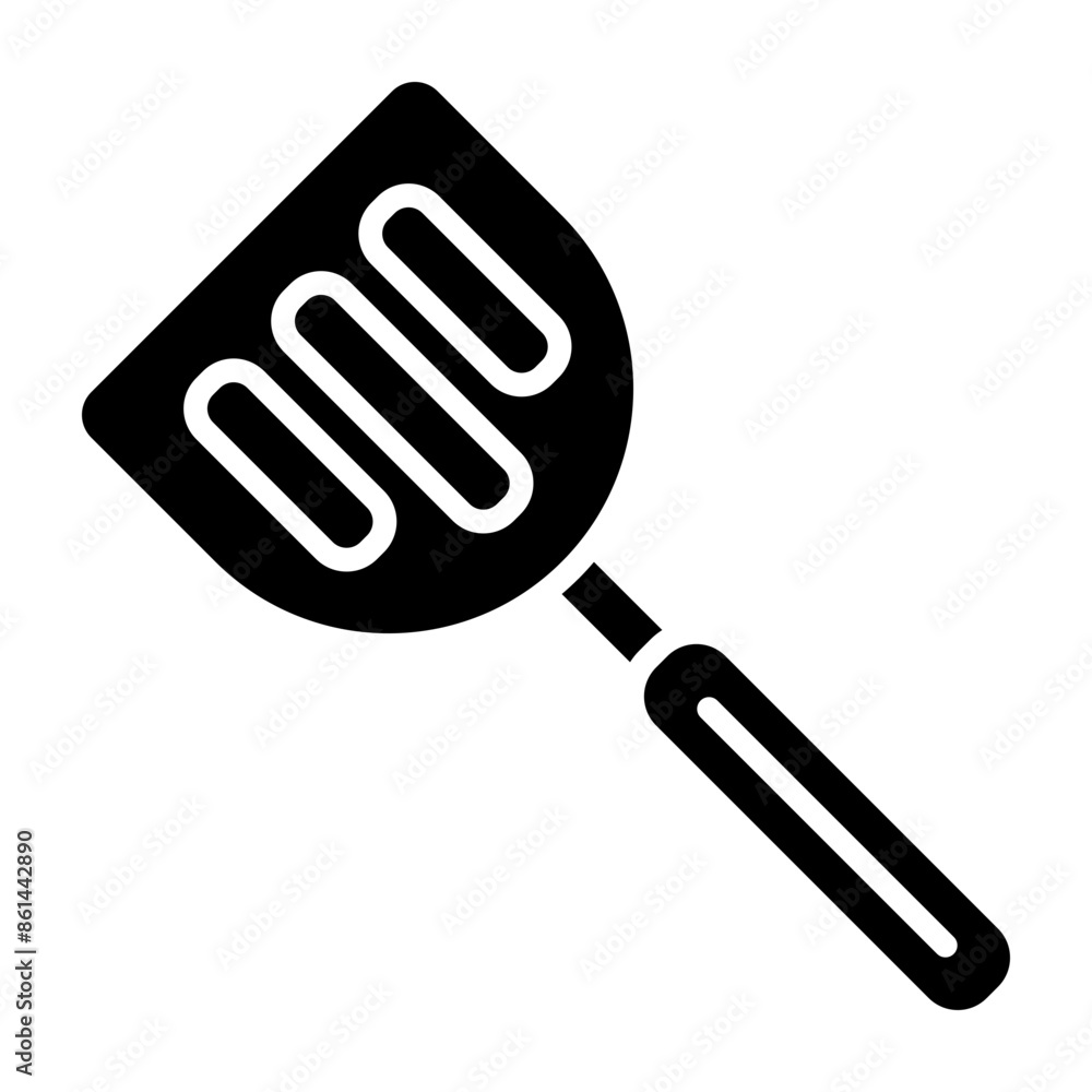 Spatula glyph icon Spatula glyph icon