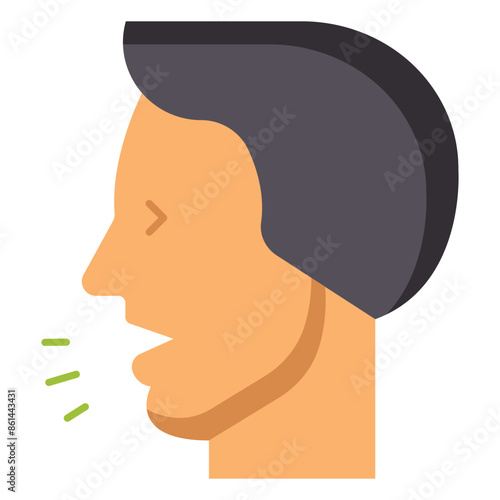  Persistent cough often indicating a respiratory issue.