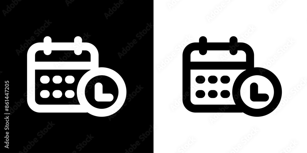 Calendar icon. Black icon. Silhouette icon. Business icon. Icon Calendar icon. Black icon. Silhouette icon. Business icon. Icon