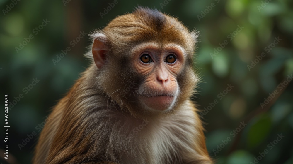 Expressive Monkey Portrait Expressive Monkey Portrait