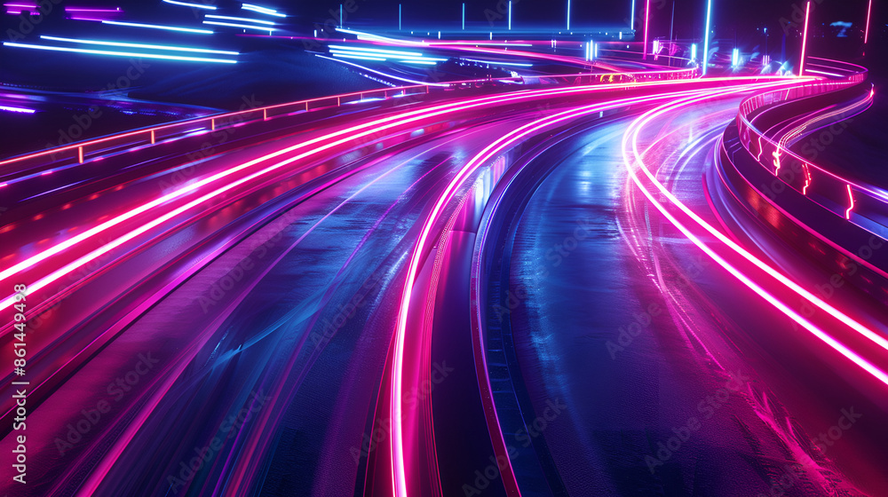 electric road, light line speed, dynamic, modern electric road, light line speed, dynamic, modern