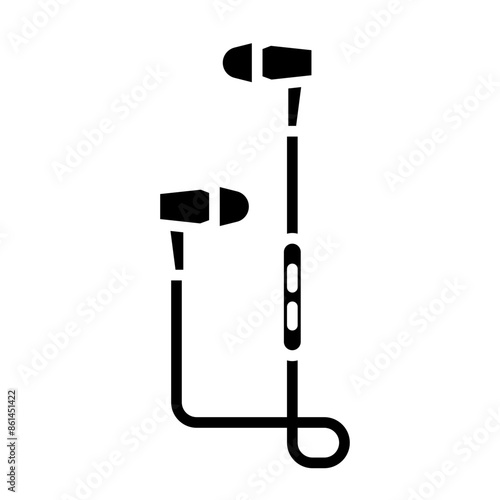 Handsfree glyph icon