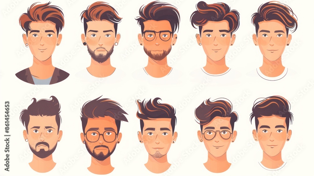 Collection of Stylish Men's Hairstyles Collection of Stylish Men's Hairstyles