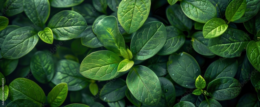 Fresh Green Leaves Panorama, Highlighting The Vibrant And Lush Beauty Of Nature Fresh Green Leaves Panorama, Highlighting The Vibrant And Lush Beauty Of Nature