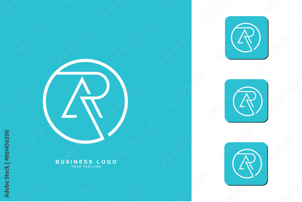 AR, RA, Abstract Letters Logo Monogram AR, RA, Abstract Letters Logo Monogram