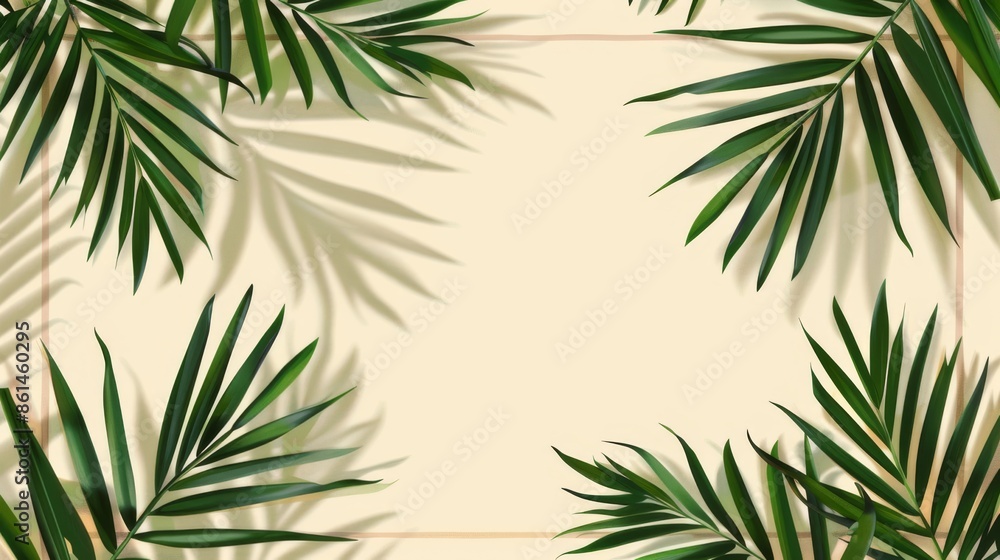 Botanical Frame Background Botanical Frame Background