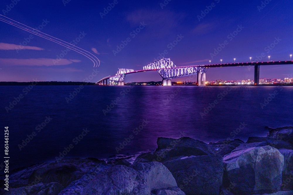 Naklejka premium 東京湾が綺麗