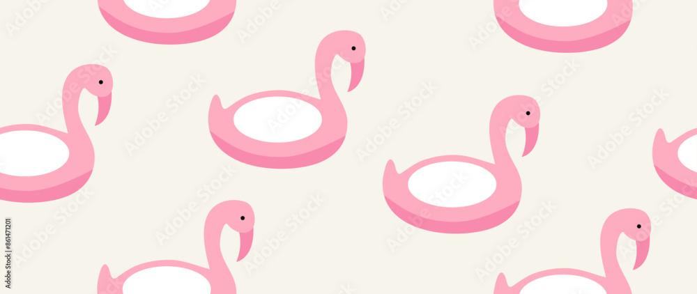 Vector flat illustration. Summer vacation concept. Used as background mockup for banner design. Horizontal seamless posters, wallpapers. Vector flat illustration. Summer vacation concept. Used as background mockup for banner design. Horizontal seamless posters, wallpapers.