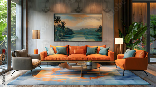 Wallpaper Mural Modern creative living room interior design backdrop ideas concept house beautiful background elevation of sofa   Torontodigital.ca