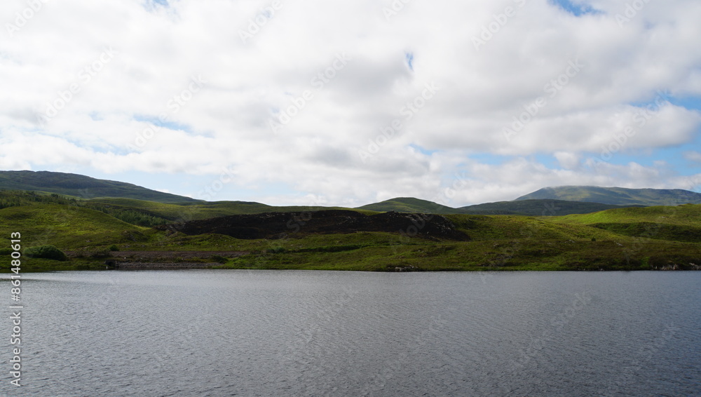 lake and mountains of Scotland