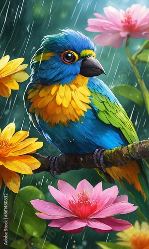 blue and gold macaw