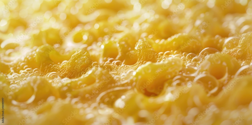 Macaroni and cheese, macro photography. Macaroni and cheese, macro photography.