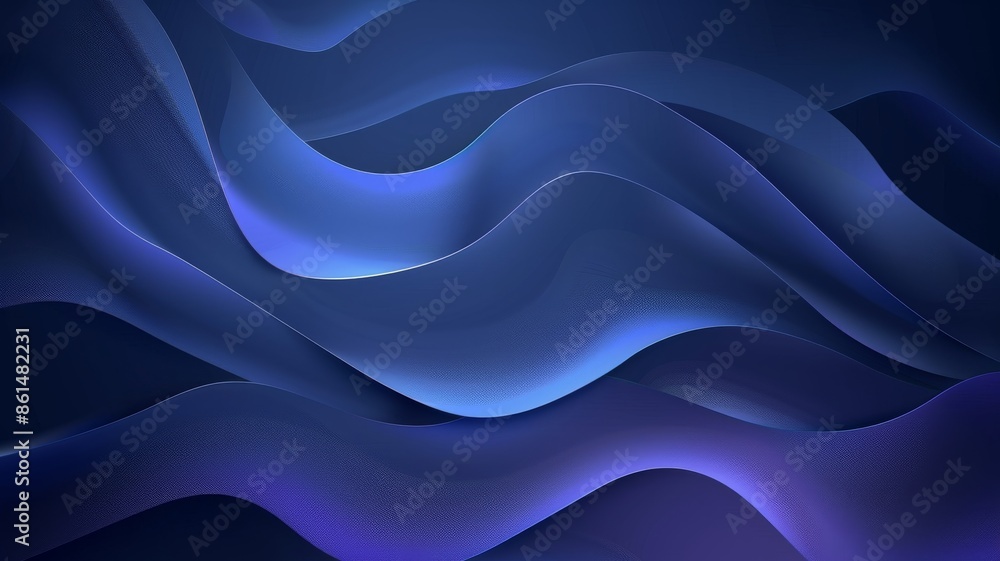 Obraz premium wavy background