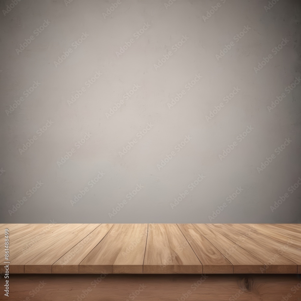 a close up of a wooden table with a gray wall in the background a close up of a wooden table with a gray wall in the background
