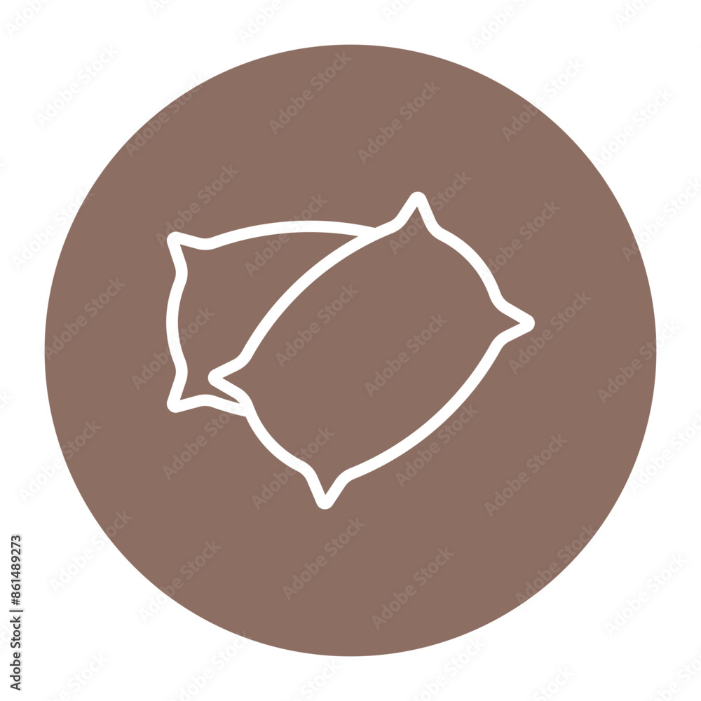 Recovery Pillow icon vector image. Can be used for Plastic and Cosmetic Surgery.