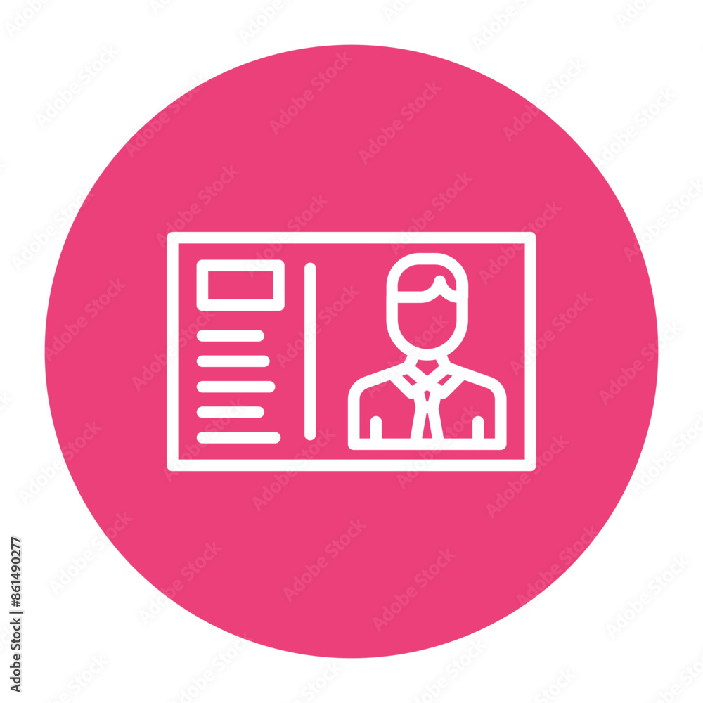 Driver License icon vector image. Can be used for Driving School. Driver License icon vector image. Can be used for Driving School.