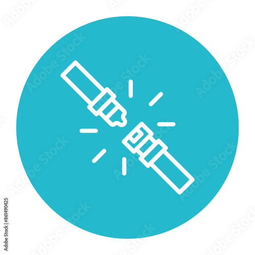 Seatbelt icon vector image. Can be used for Driving School.