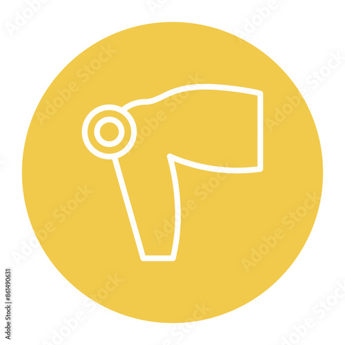 Knee Pain icon vector image. Can be used for Body Ache.