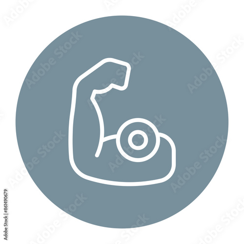 Muscle Strain icon vector image. Can be used for Body Ache.