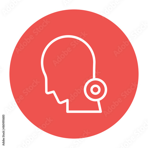 Neck Pain icon vector image. Can be used for Body Ache.