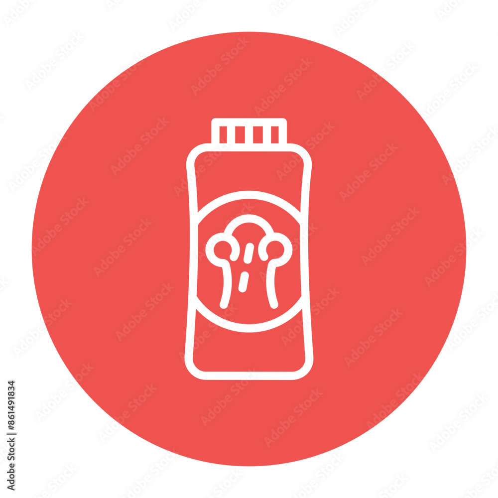Baby Powder icon vector image. Can be used for Raising Children. Baby Powder icon vector image. Can be used for Raising Children.