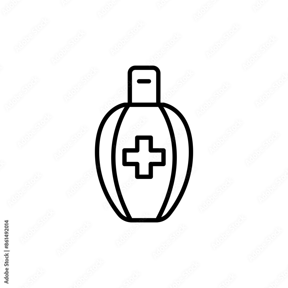 Hand sanitizer outline icons, minimalist vector illustration ,simple transparent graphic element .Isolated on white background Hand sanitizer outline icons, minimalist vector illustration ,simple transparent graphic element .Isolated on white background