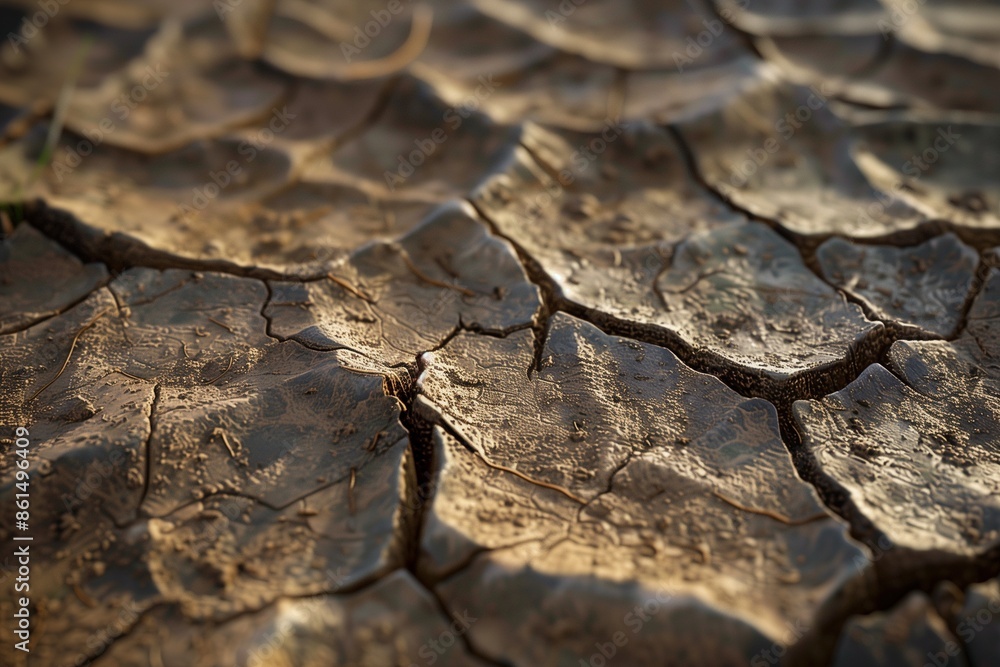 dry land in realistic images by generative ai
