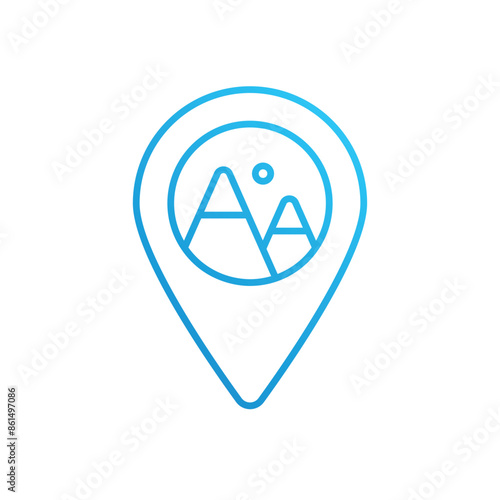 Free Download Pin vector icon - GFXLoad