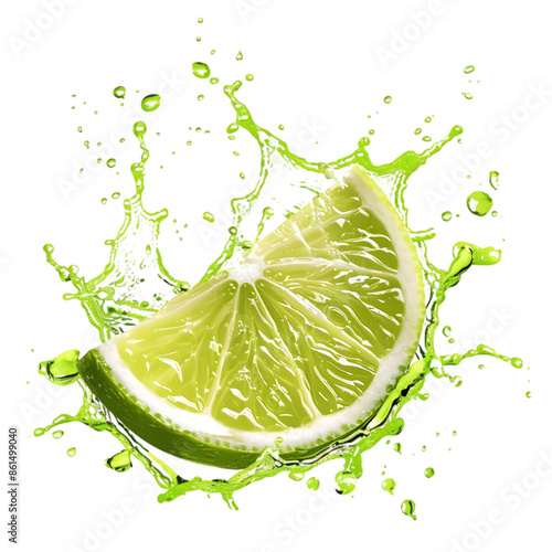 A splash of lime juice © sornram