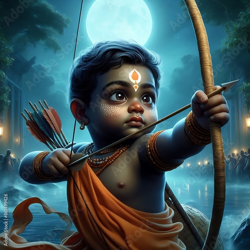 Ramanavmi, Lord Rama, Ram, Ayodhya, Cute kid Rama photo