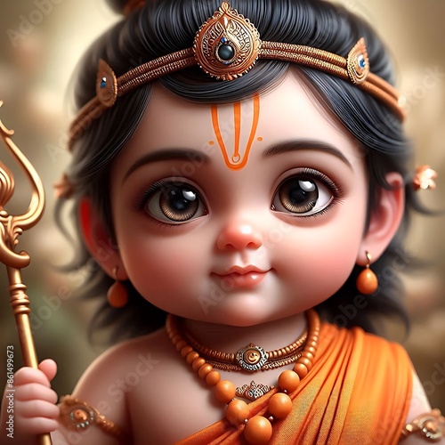 Ramanavmi, Lord Rama, Ram, Ayodhya, Cute kid Rama photo