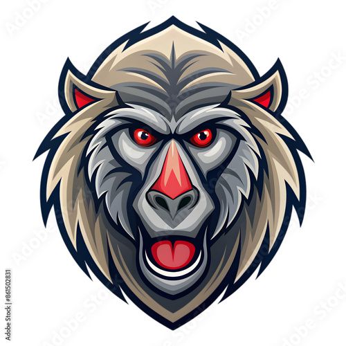 baboon mascot logo photo