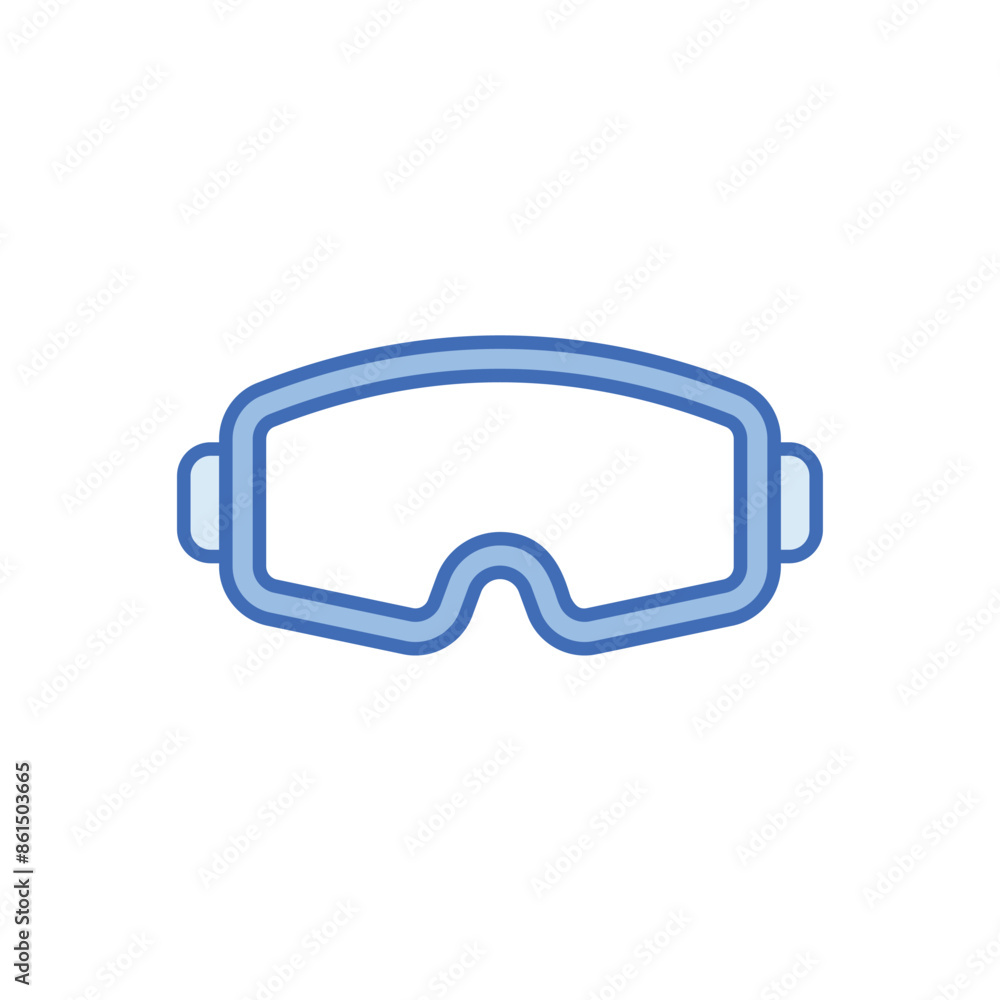 Goggle vector icon Goggle vector icon