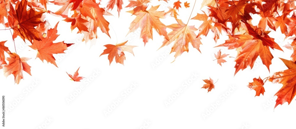 Autumn leaves with copy space image. Autumn leaves with copy space image.