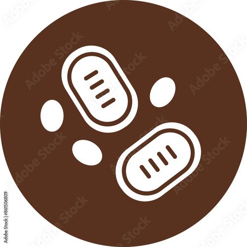 Thrombosis Vector Glyph Icon