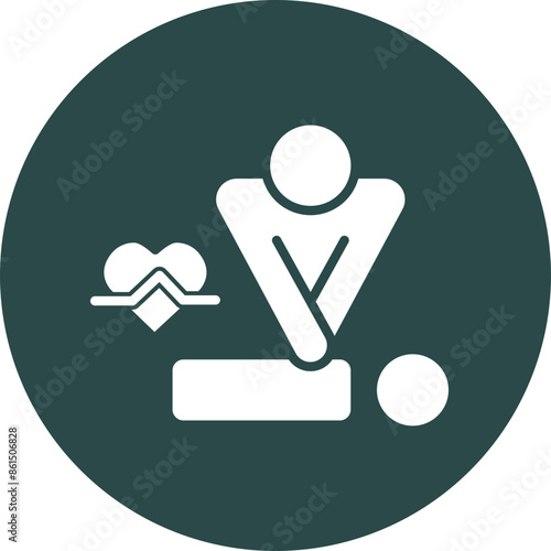 Cpr Vector Glyph Icon