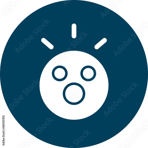 Awe Vector Glyph Icon