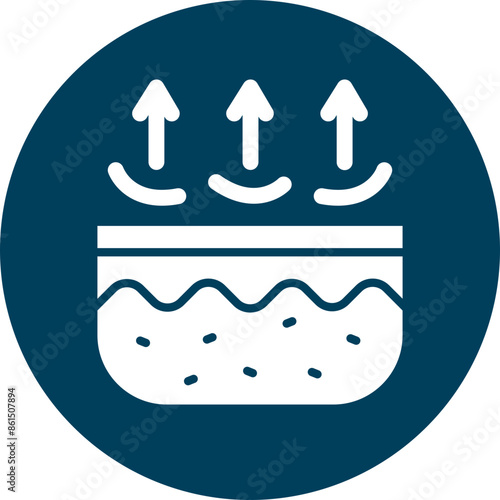 Dead Skin Vector Glyph Icon