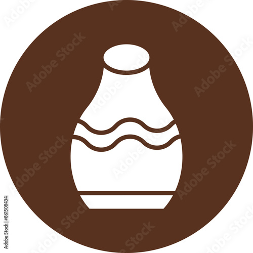 Pottery Vector Glyph Icon
