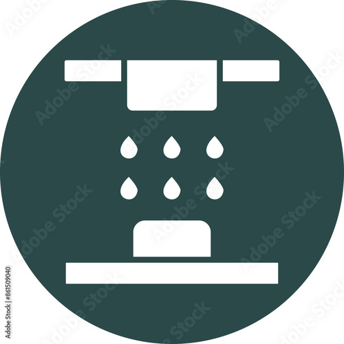Multi Jet Fusion Glyph Icon