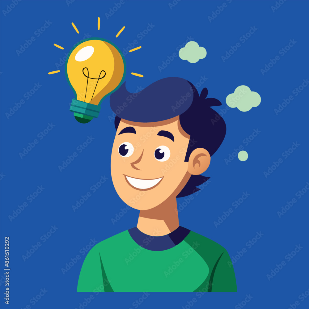 Business man thinking, problem solving, idea bulb.
Business man thinking, problem solving, idea bulb.