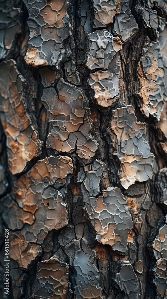 Intricate Textures of a Rugged Tree Bark in Stunning Macro Detail Intricate Textures of a Rugged Tree Bark in Stunning Macro Detail