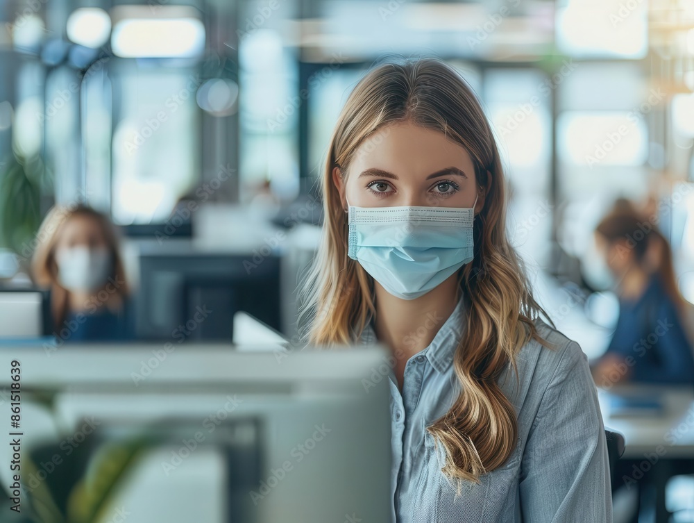 Amidst the bustling workplaces and retail environments, physical distancing protocols are seamlessly integrated to ensure the safety and well-being of employees and customers Amidst the bustling workplaces and retail environments, physical distancing protocols are seamlessly integrated to ensure the safety and well-being of employees and customers