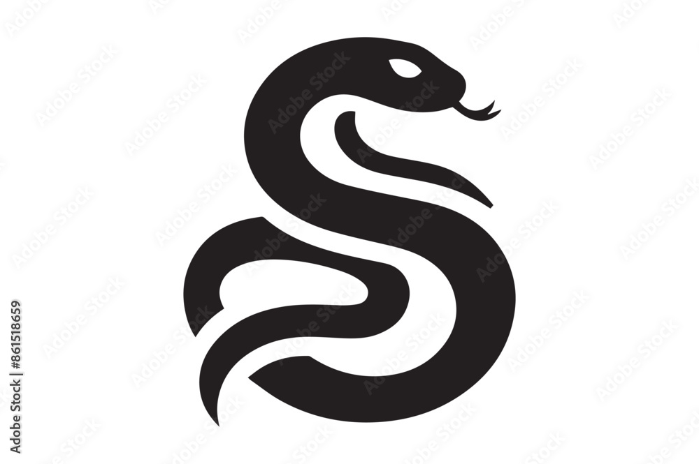 snake silhouette vector illustration, animal illustrations artwork and design snake silhouette vector illustration, animal illustrations artwork and design