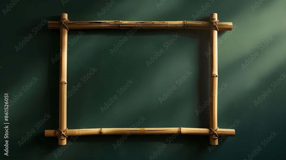 Obraz premium Simple bamboo frame