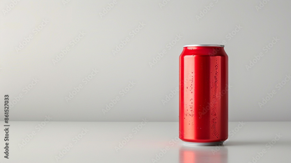 A red can of soda A red can of soda
